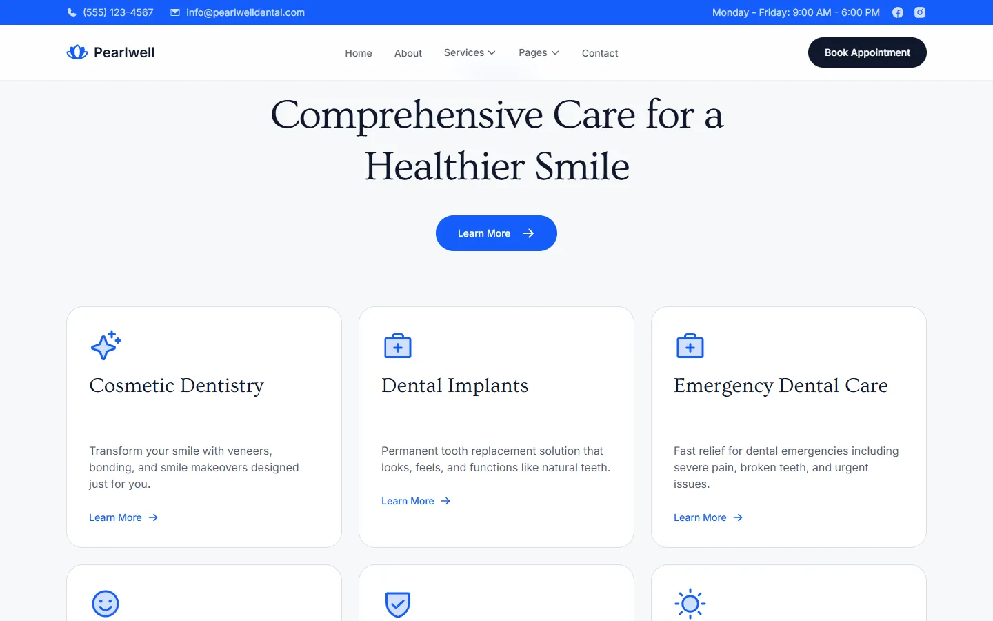 Pearlwell: Services