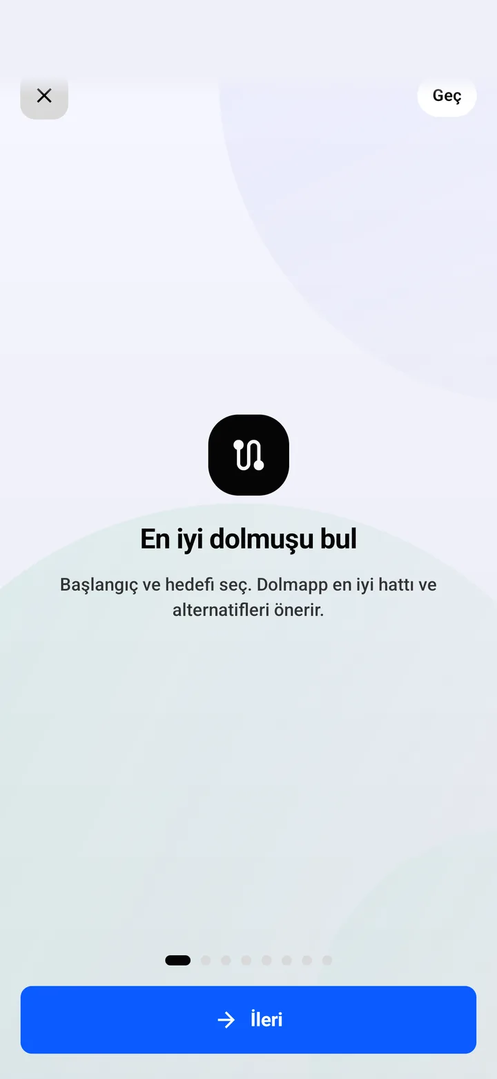 Onboarding screen